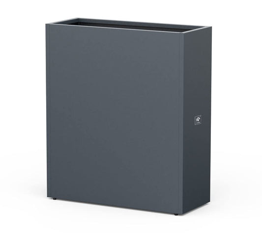 Metall Blumenkasten 100×40×115 cm – Anthrazit Pflanzkübel für Garten & Terrasse, ideal für Kräuter & Blumen