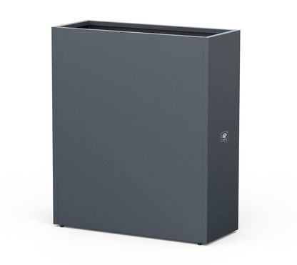 Metall Blumenkasten 100×40×115 cm – Anthrazit Pflanzkübel für Garten & Terrasse, ideal für Kräuter & Blumen