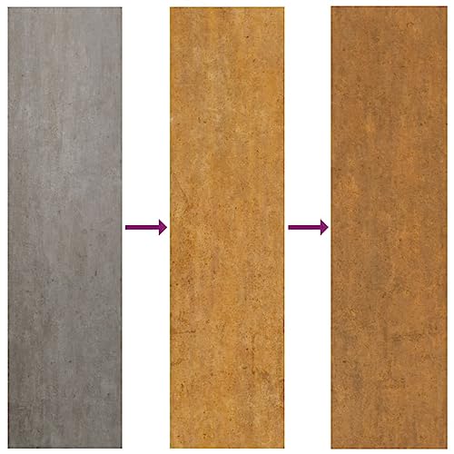 AUVYI Metall Hochbeet Pflanzkübel – Rost-Optik, Gartenbeet für Gemüse & Kräuter, 280×80×80 cm Indoor/Outdoor