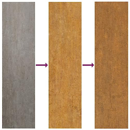 AUVYI Metall Hochbeet Pflanzkübel – Rost-Optik, Gartenbeet für Gemüse & Kräuter, 280×80×80 cm Indoor/Outdoor