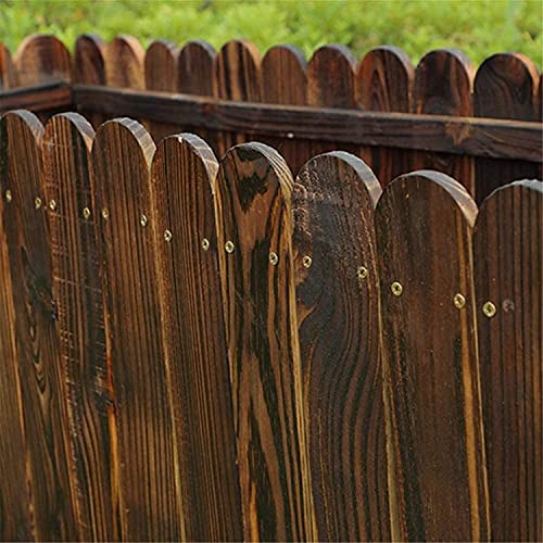 Hochbeet Pflanzkasten mit Regal – Massivholz karbonisiert, rechteckig, Outdoor Gemüse- & Blumenbeet, stabil & formfest