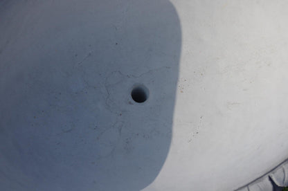 Ovale Pflanzschale Antik – XXL Pflanzkübel/Amphore, schwere Garten Deko, robust & wetterfest (124 kg)