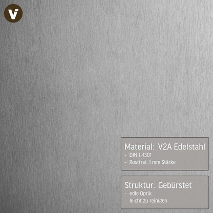 Edelstahl Pflanzkübel 60×60×60 cm – wetterfest & frostsicher, modernes Design für Garten & Terrasse