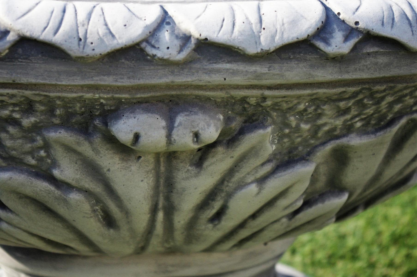 Ovale Pflanzschale Antik – XXL Pflanzkübel/Amphore, schwere Garten Deko, robust & wetterfest (124 kg)